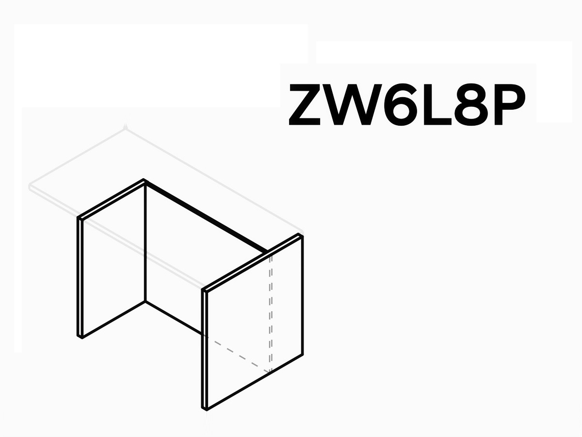 Kuchyňský ostrůvek KAM ZW6L8P - kryt se zadní deskou béžový vrchní desky - supermat Kuchyňský ostrůvek kam 