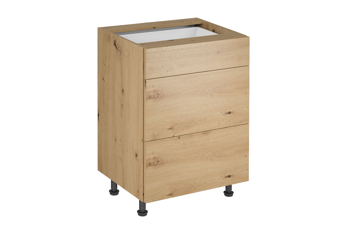 Skrinka Kuchynská dolná Langen D60S3 s tromi zásuvkami - Dub artisan Langen D60S3 Skrinka dolná so zásuvkami