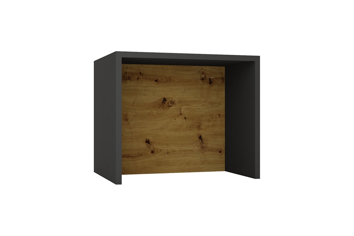 Wyspa kuchyňská Stolkar 90 cm - šedá grafit / dub artisan Wyspa kuchyňská Bez skříněk 90 cm - šedý grafit / Dub artisan