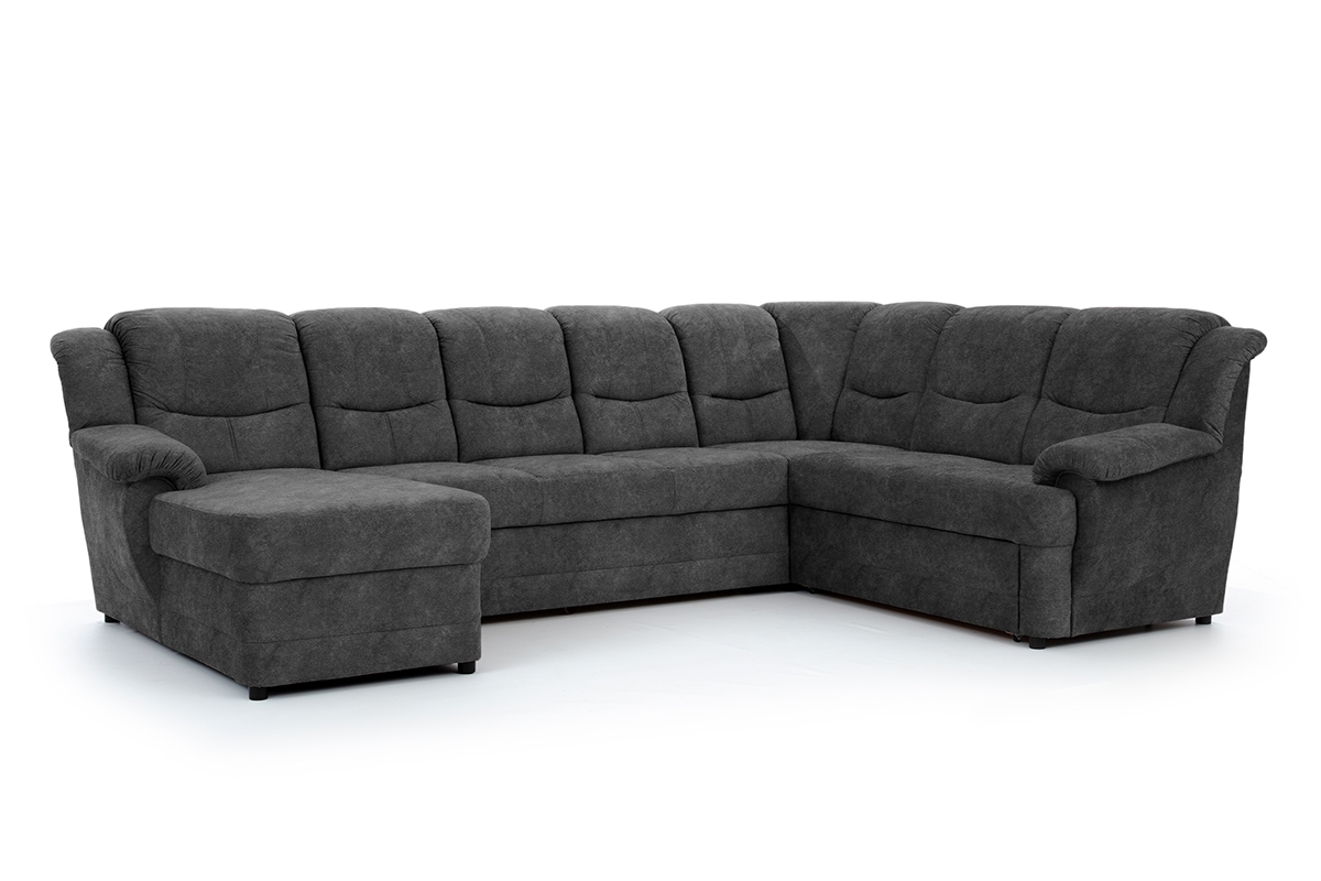 Rohová sedacia súprava Belluno U pravá - šedý Salvador 15 Anthracite Rohová sedacia súprava pravá strana . Belluno U - šedý Salvador 15 Anthracite 