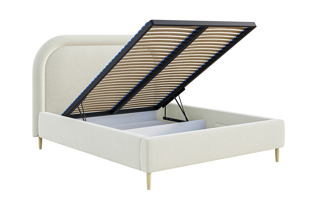 Manželská posteľ s úložným priestorom Delias 140x200 Posteľ do spálne s úložným priestorom Delias 140x200 