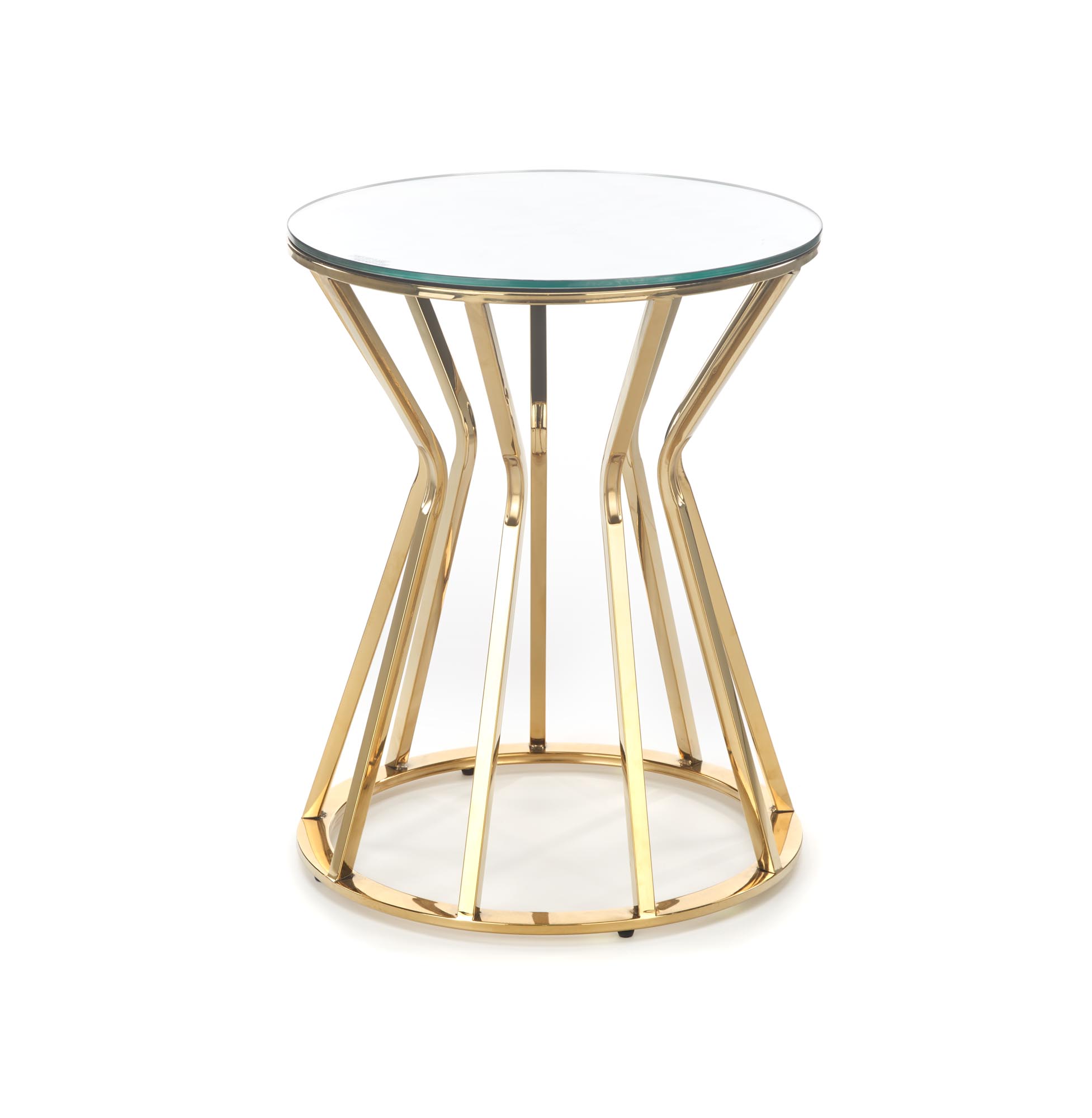 Konferenční stolek Afina S - zrcadlo / zlatá afina s Konferenční stolek, Zrcadlo / Žlutý