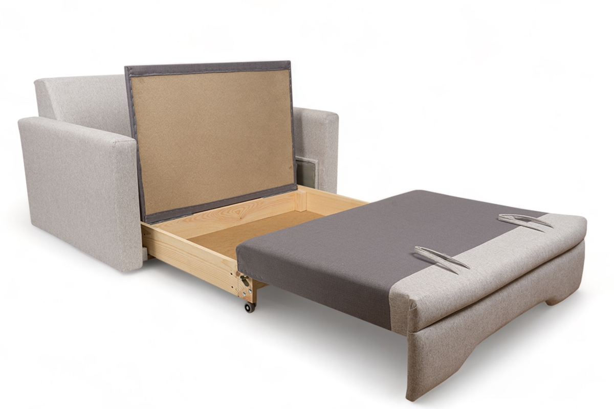 Rozkladacia pohovka Anafia 130 cm Pohovka rozkladana s úložným priestorom Anafia 