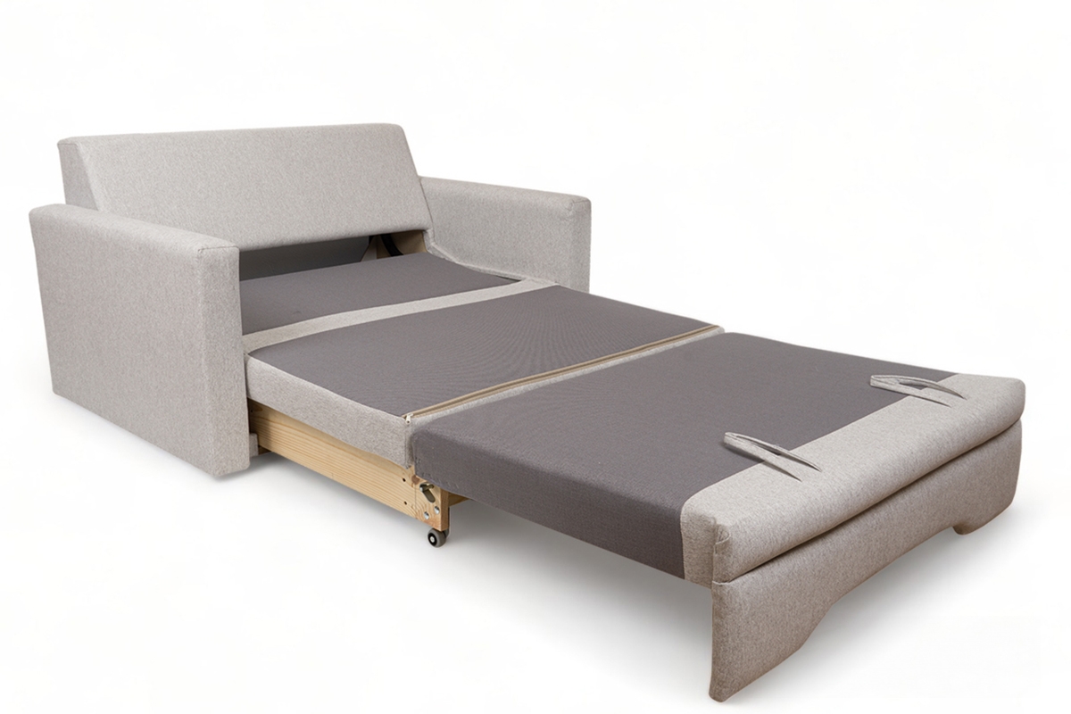 Rozkladacia pohovka Anafia 130 cm Pohovka rozkladana s úložným priestorom Anafia 