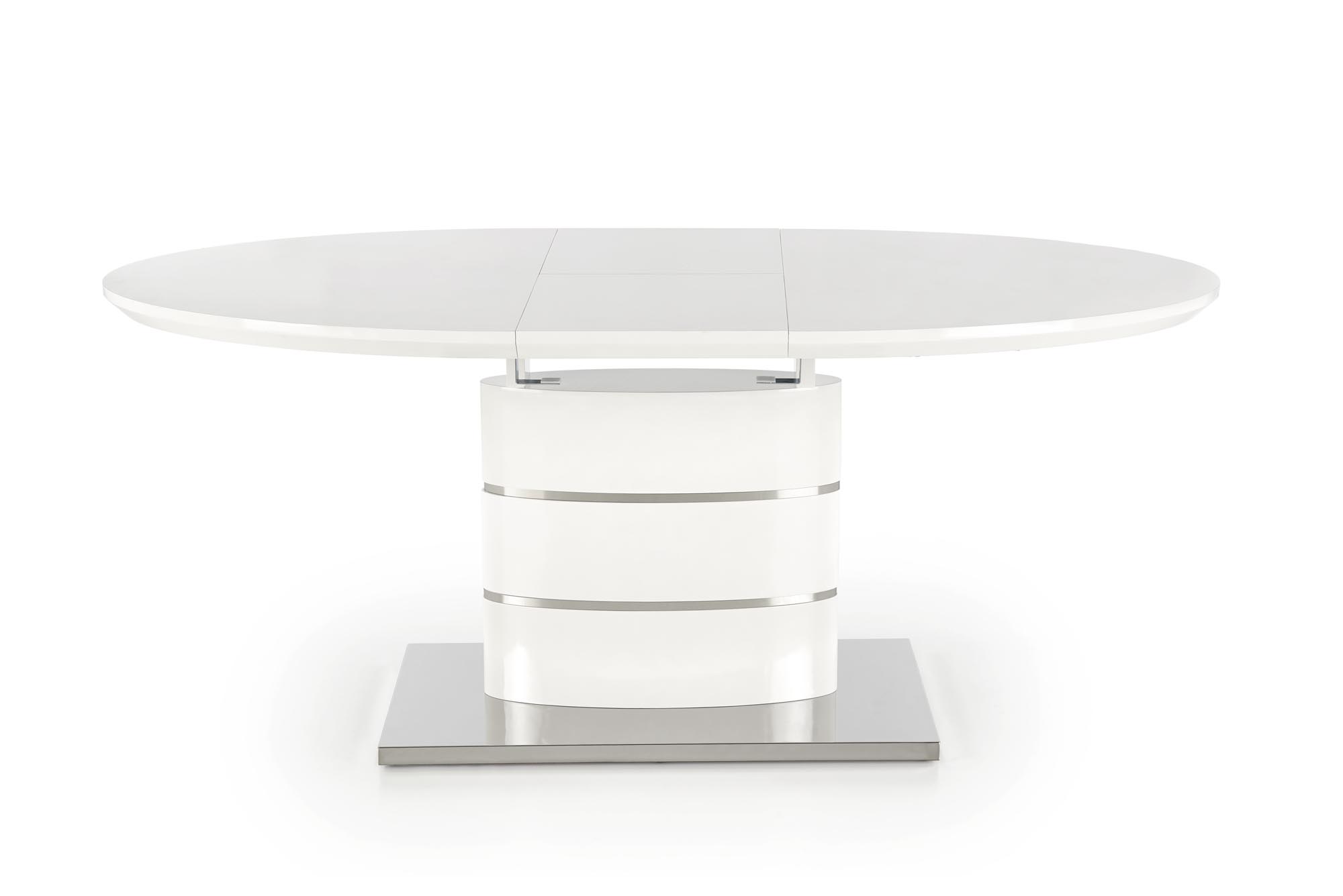 Rozkladací jedálensky stôl ASPEN 140-180x90 cm - biela aspen stôl Biely