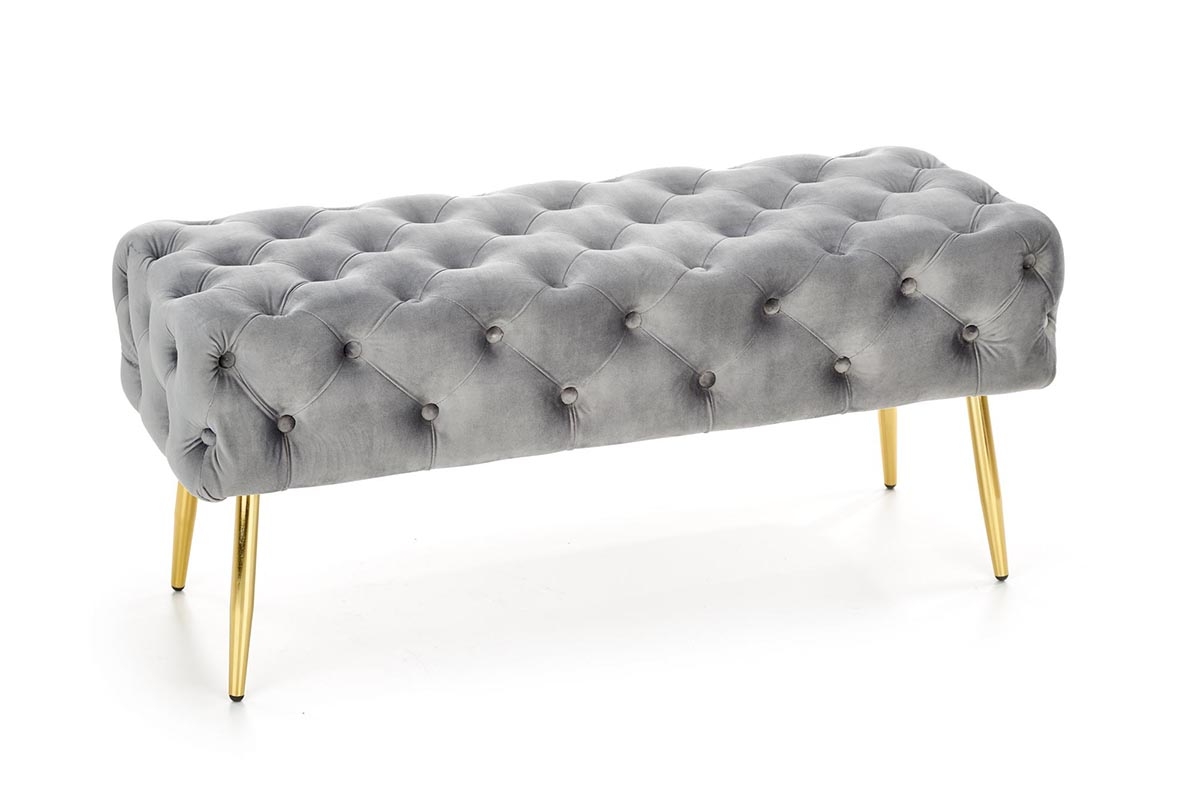 Lavice Athena - šedý popel / žlutá ATHENA lawka Popelový / Žlutý