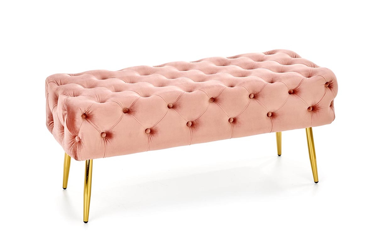 ATHENA lavica Ružová / zlaté ATHENA lawka Ružová / zlaté