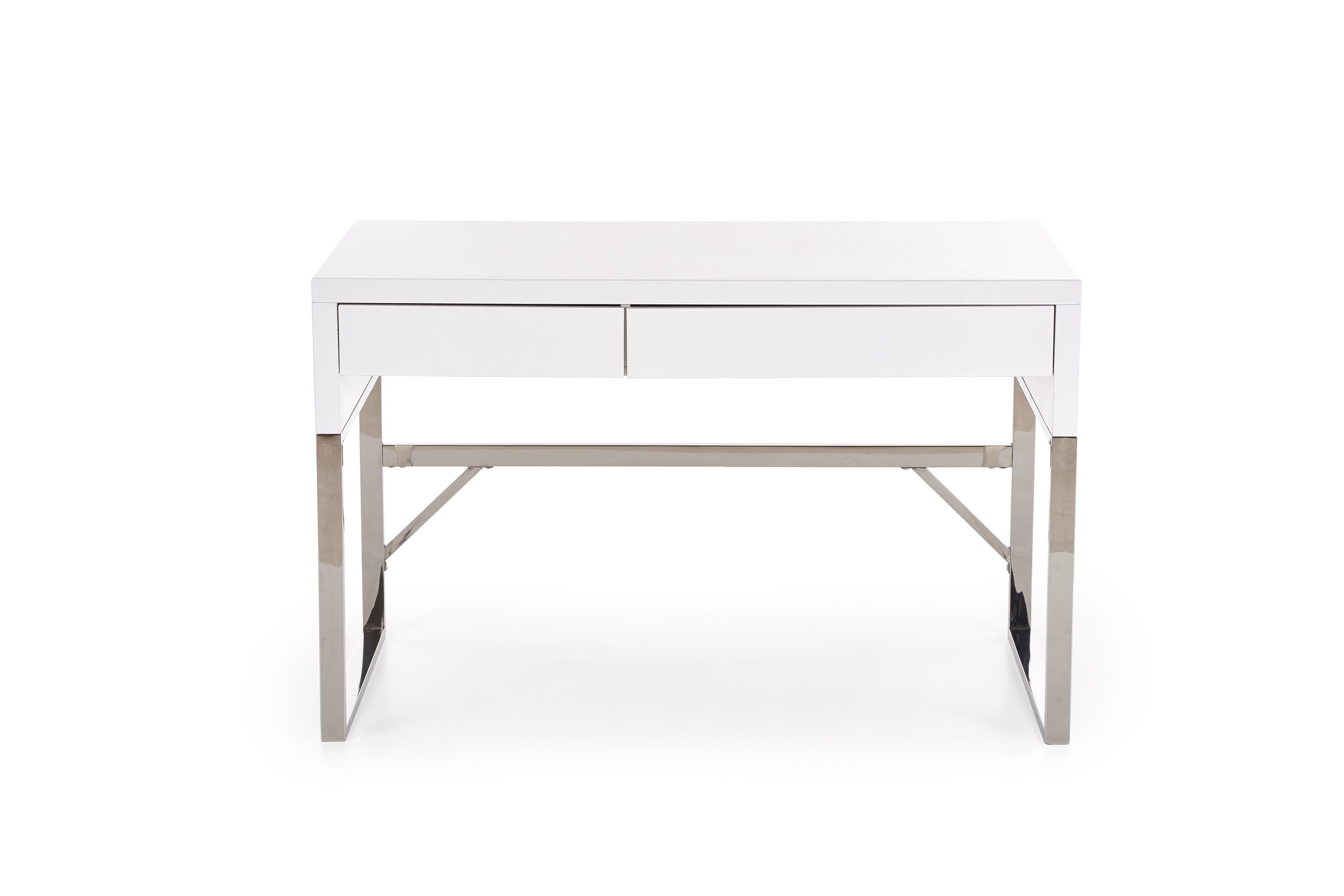 B32 íróasztal - fehér/króm b32 Psací stůl Bílý-Chromovaný