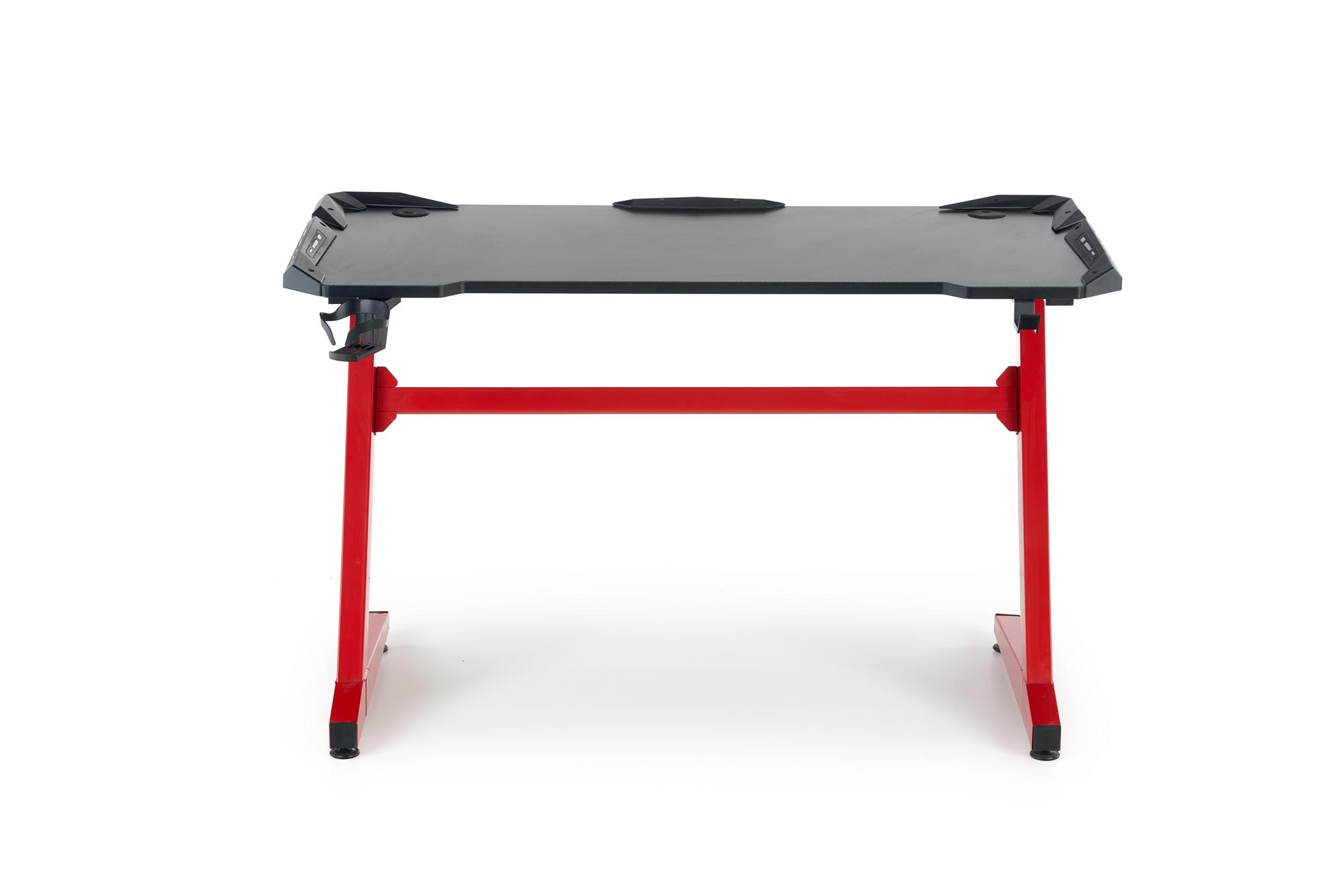B49 íróasztal - fekete / piros b49 Psací stůl Fekete / Červený