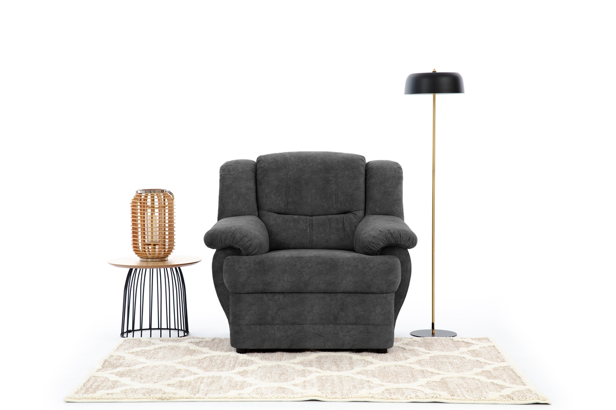 Kreslo Belluno - šedý Salvador 15 Anthracite Kreslo Belluno - šedý Salvador 15 Anthracite 