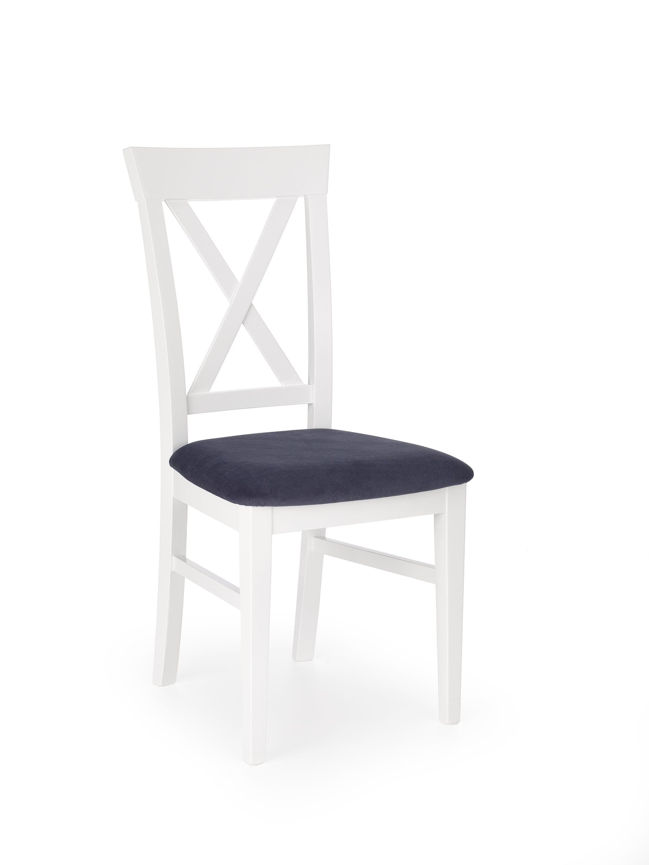 Bergamo szék - fehér / sötétkék bergamo Židle - bílý / tmavě modrý