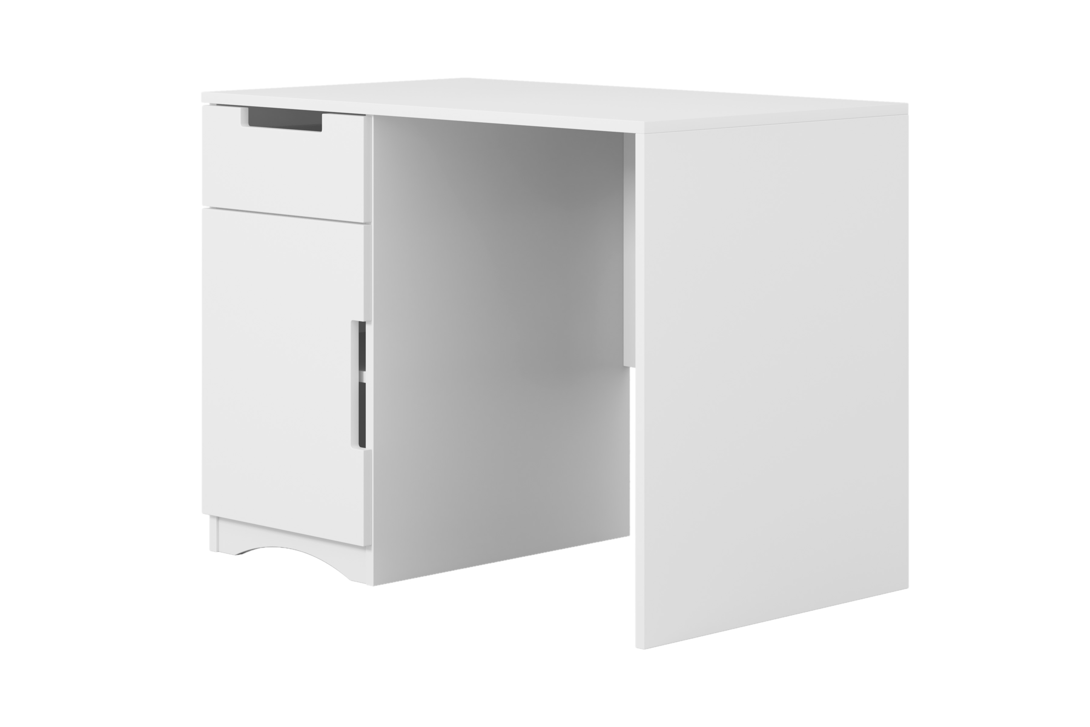 Dětský psací stůl Guli 100 cm se zásuvkou - bílá psací stůl dzieciece Guli 100 cm z szuflada - bílá