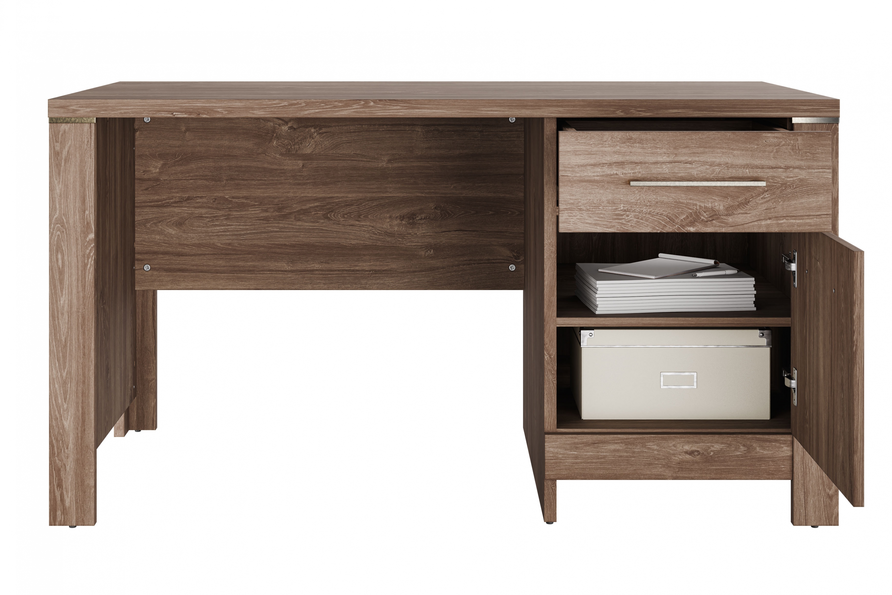 Písací stôl German so zásuvkou 140 cm - dub stirling Písací stôl German z szuflada 140 cm - Dub stirling