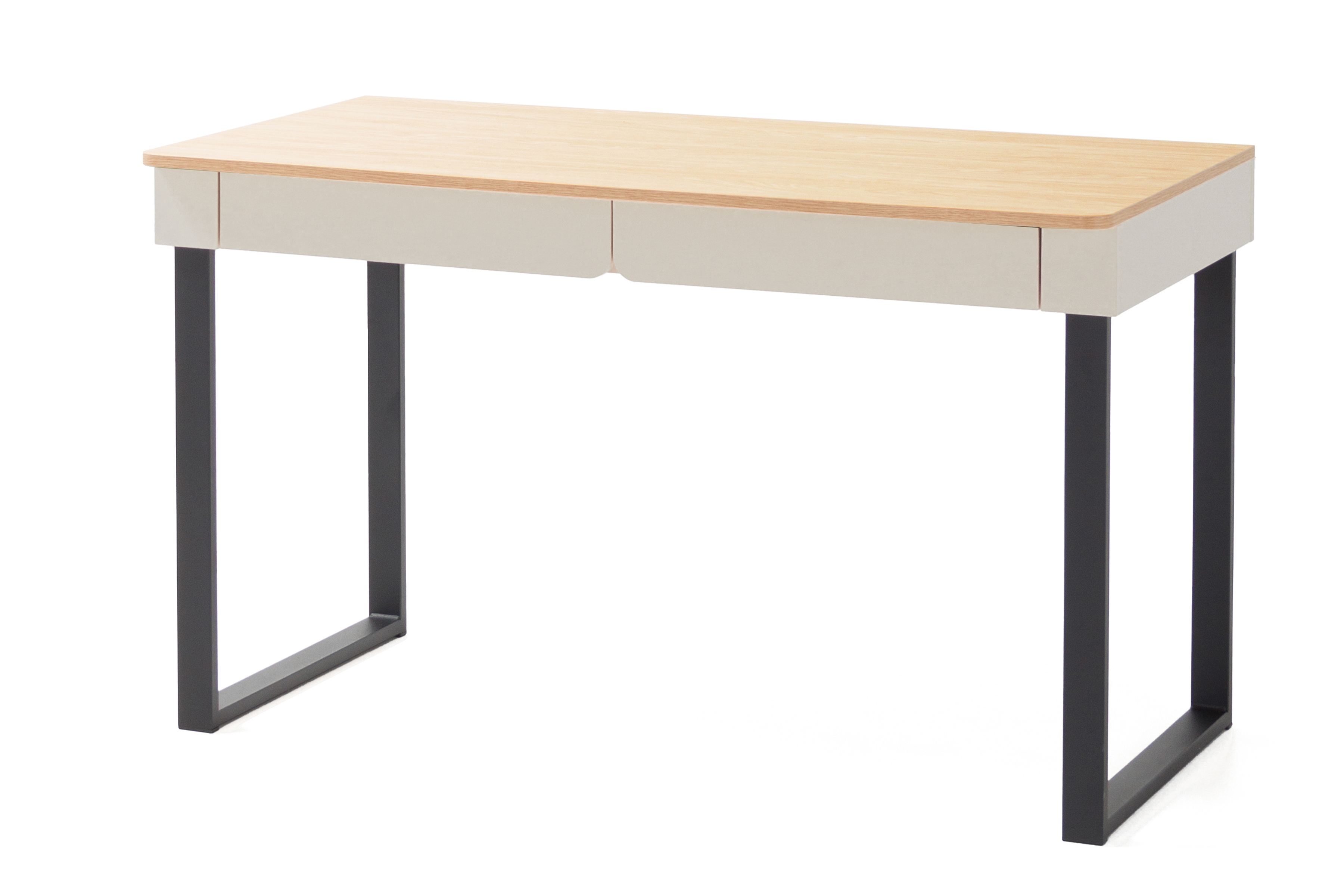 Psací stůl Luca 125 cm se zásuvkami - bez Pískový / dub olejowany psací stůl Luca 11 se zásuvkami 125 cm - bez Pískový / dub olejowany