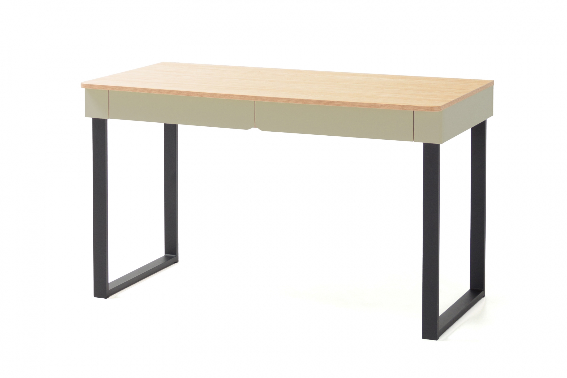 Písací stôl Luca 125 cm - eukayiptus / dub baltic dune Písací stôl Luca 11 so zásuvkami 125 cm - eukaliptus / Dub baltic dune