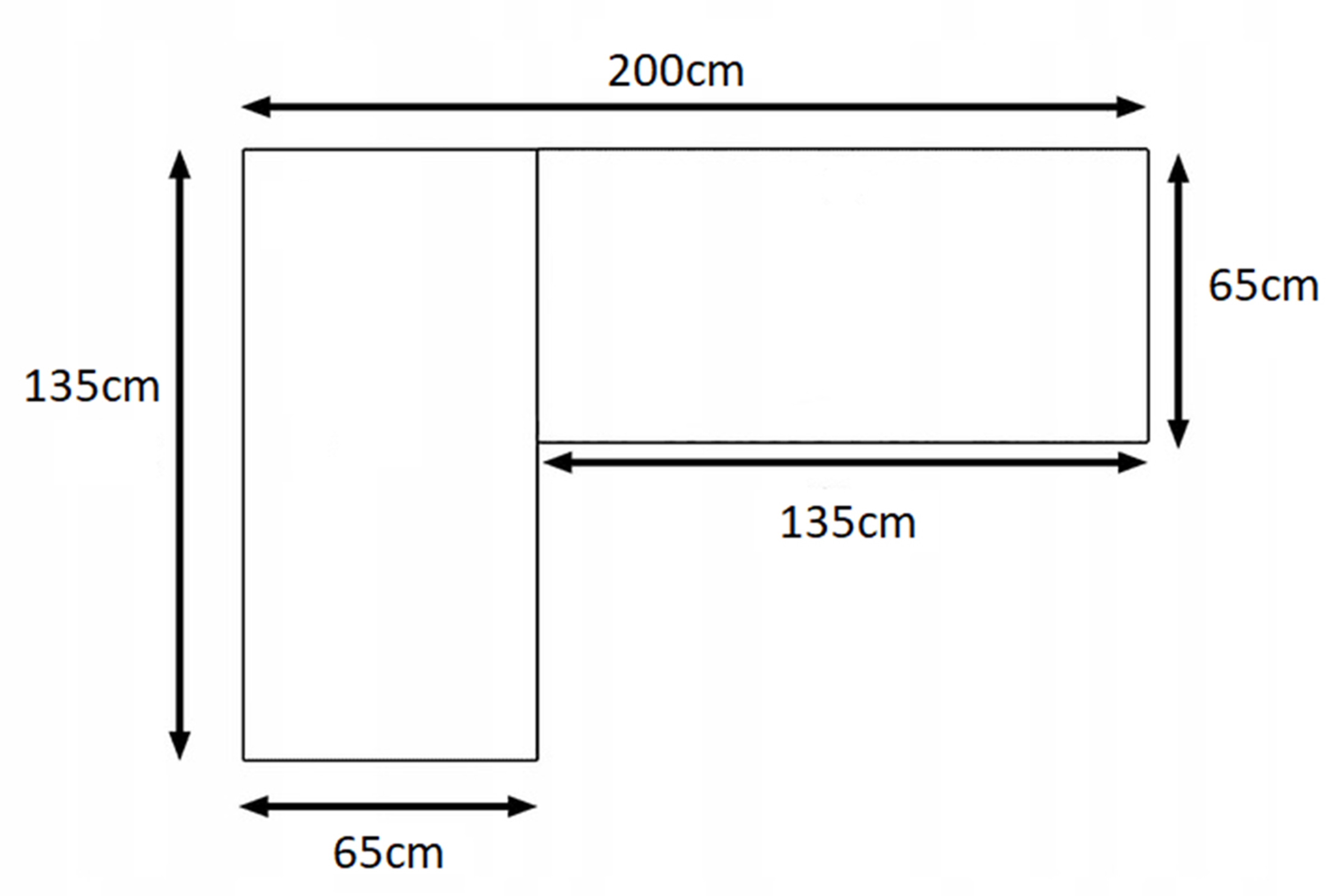 Rohový psací stůl Verin 200 cm na kovovém podstavci, levý - zlatý dub craft / černý psací stůl narozne Verin 200 cm na kovových nohách lewe - zlatá dub craft / černá