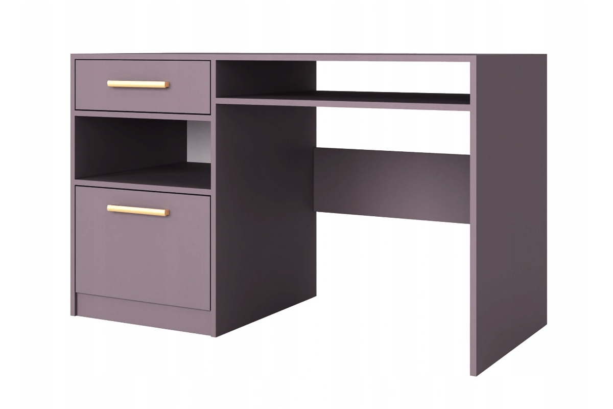 Písací stôl Bali 125 cm - slivka rozowe Písací stôl 