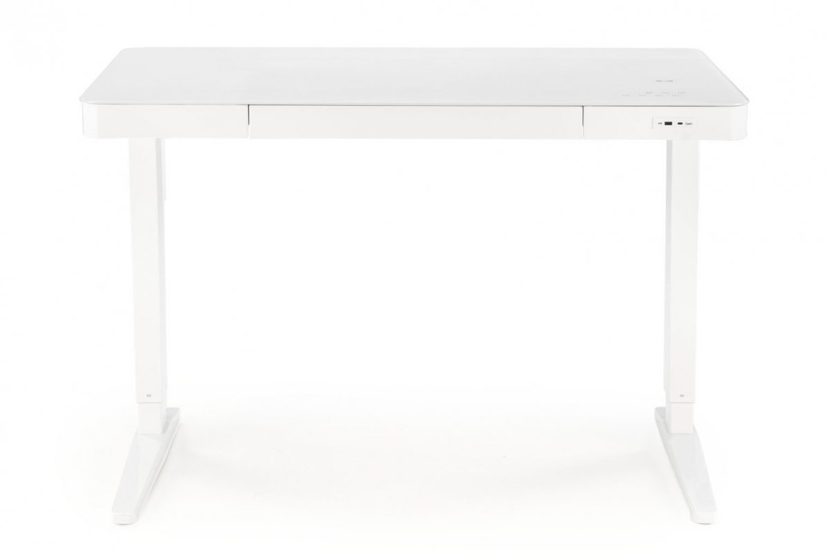 Psací stůl s regulací výšky B52 120x60 cm - bílá Psací stůl s regulací výšky B52 - 120x60 cm - bílá