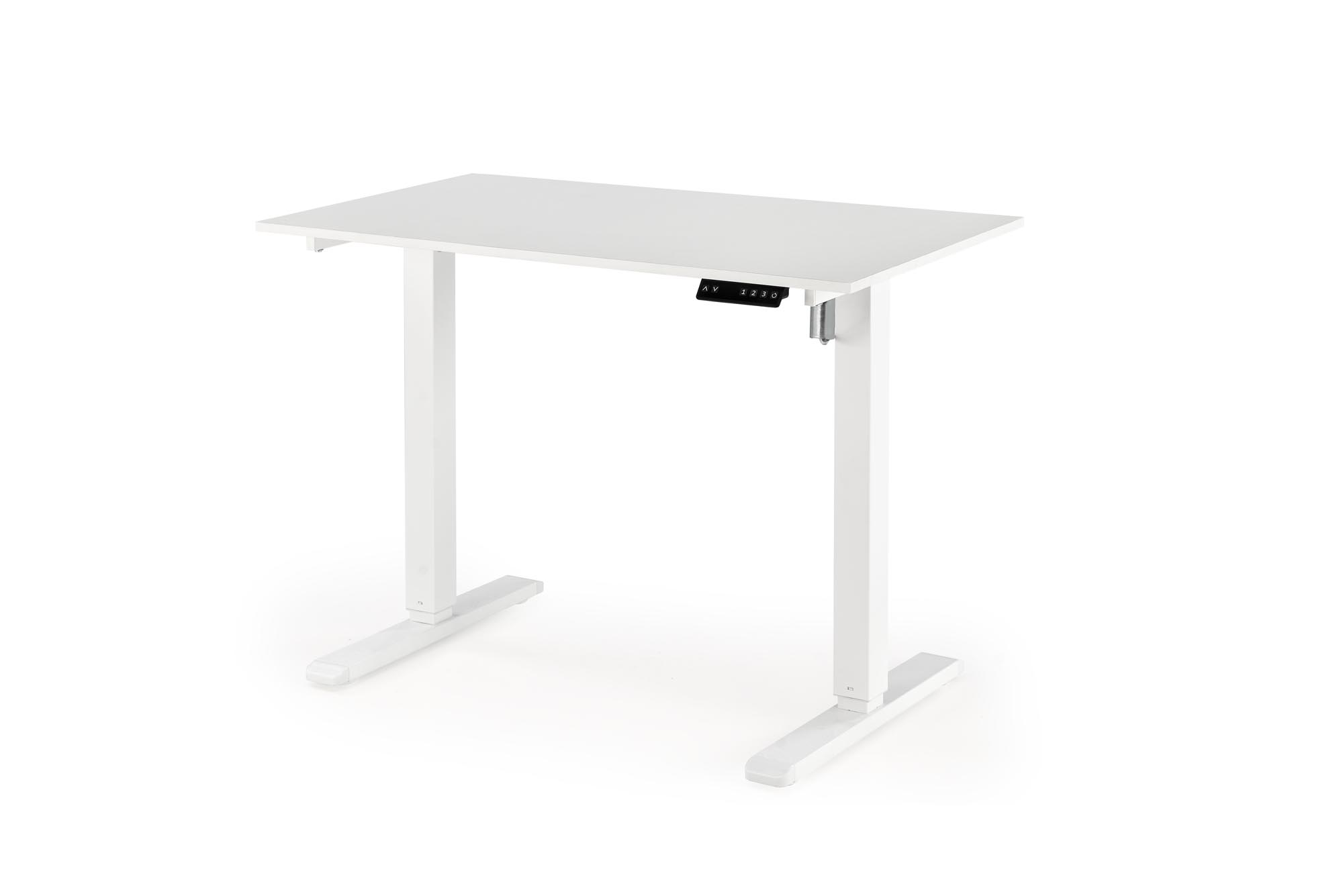 Psací stůl s regulací výšky B53 105x56 cm - bílá psací stůl z regulacja wysokosci b53 - 105x56 cm - bílá