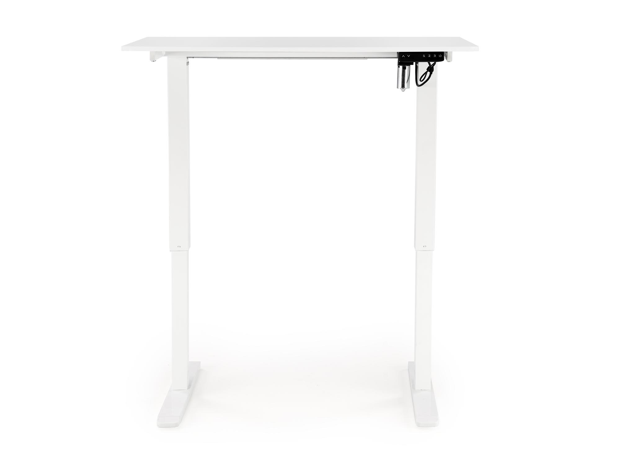 Psací stůl s regulací výšky B53 105x56 cm - bílá psací stůl z regulacja wysokosci b53 - 105x56 cm - bílá