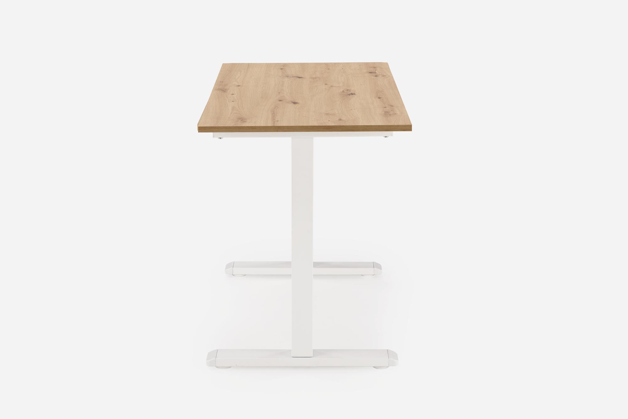 Písací stôl výškovo nastaviteľný B53 - 105x56 cm - Dub zlaté / Biely Písací stôl z regulacja wysokosci b53 - 105x56 cm - Dub zlaté / Biely