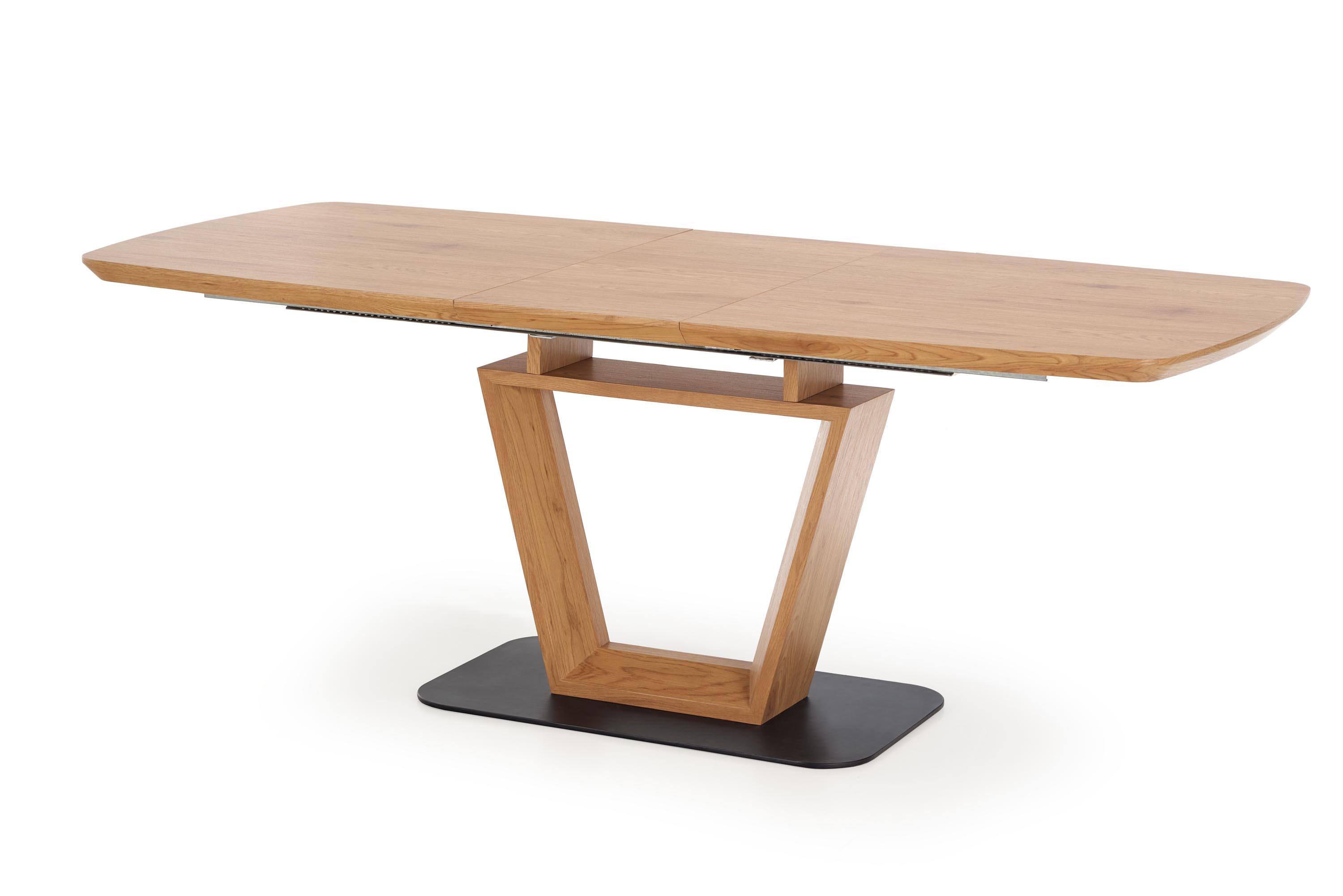 Rozkladací jedálenský stôl Blacky 160-220x90 cm - dub zlatý blacky Rozkládací stôl Dub zlaté (3p=1ks