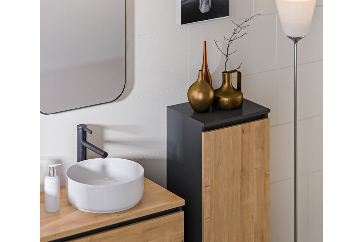 Koupelnová deska Monako Oak 893 120 cm - dub Hamilton Deska do koupelny 120 cm Monako Oak 893 - Dub Hamilton