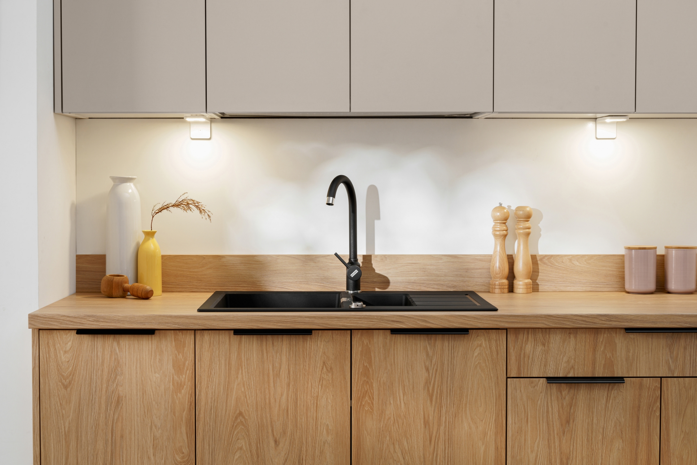 Kuchyňská deska Ilandia 202 cm - dub hikora Deska kuchenny Ilandia 202cm - dub hikora