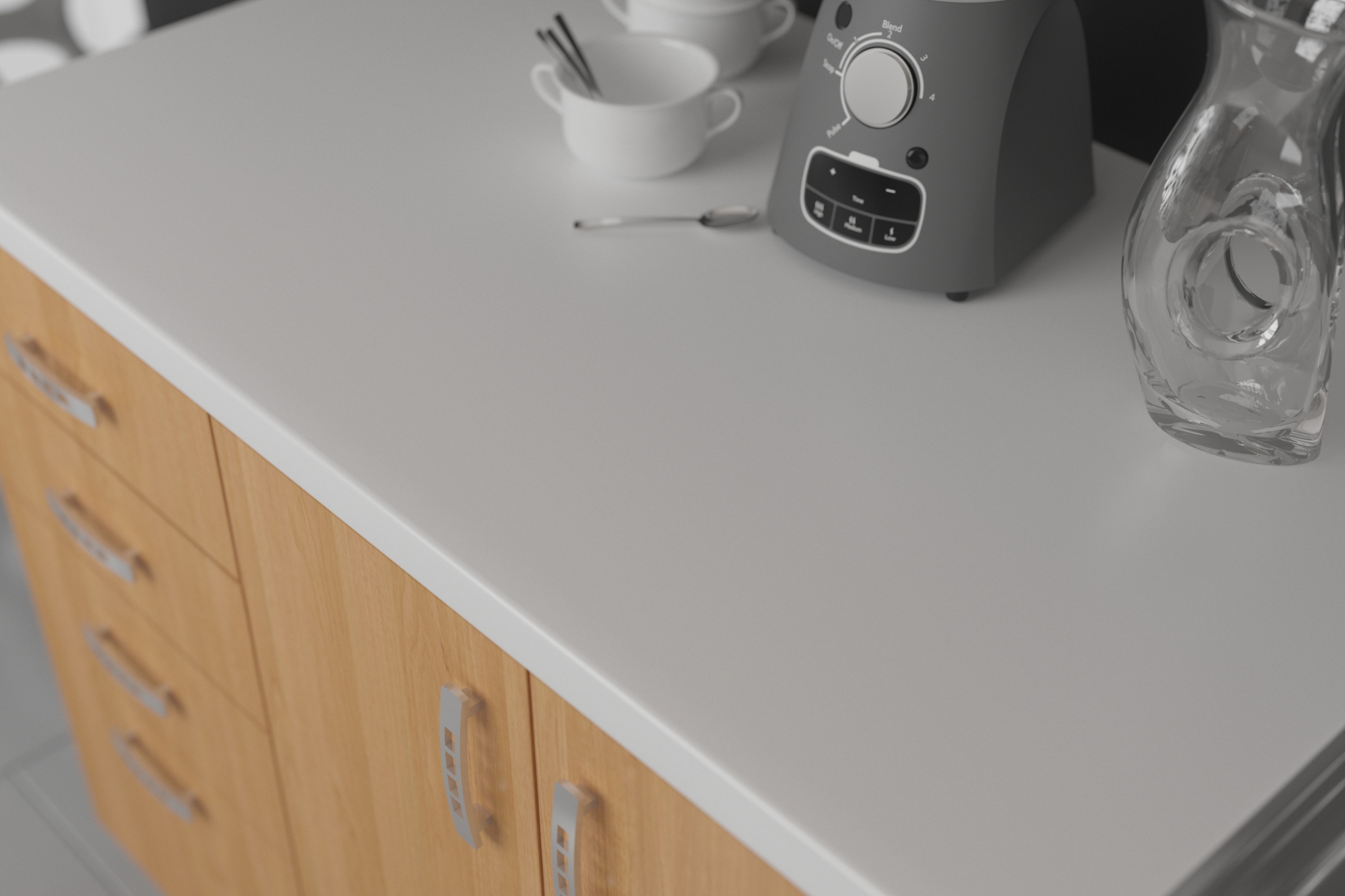 Kuchyňská deska Nábytek Bogart 2,8 cm - bílá Deska kuchenny Nábytek Bogart 2,8cm - bílá