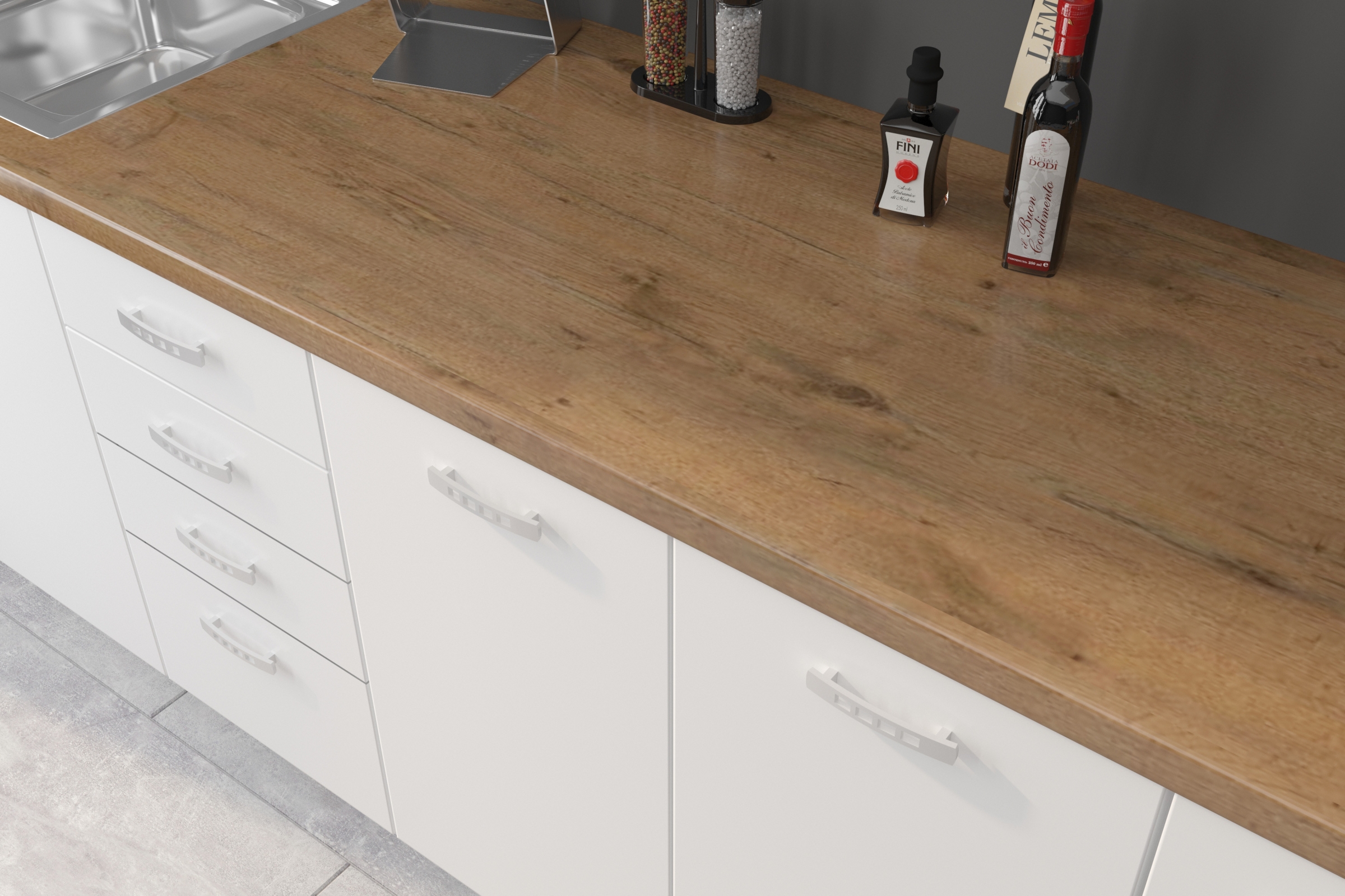 Kuchyňská deska Nábytek Bogart 2,8 cm - dub lancelot Deska kuchenny Nábytek Bogart 2,8cm - dub lancelot