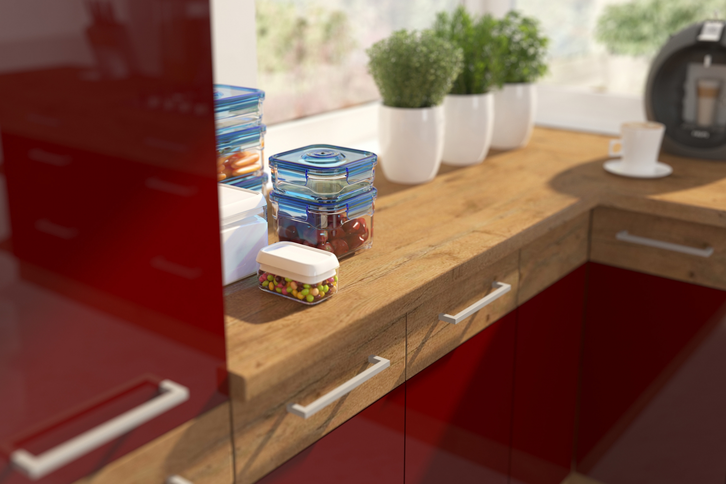 Kuchyňská deska Nábytek Bogart 2,8 cm - dub lancelot Deska kuchenny Nábytek Bogart 2,8cm - dub lancelot