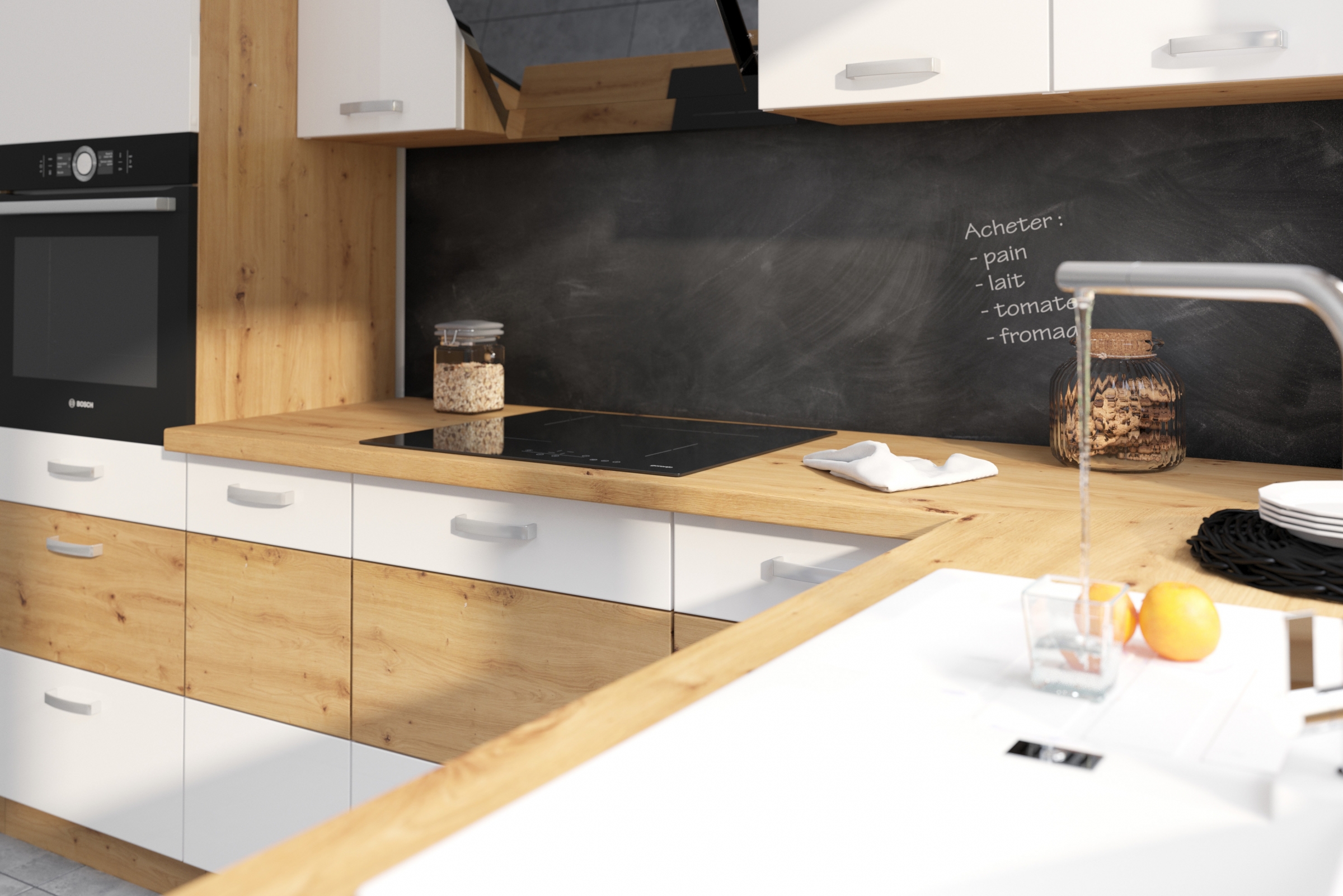 Kuchyňská deska Nábytek Bogart 3,8 cm - dub artisan Deska kuchenny Nábytek Bogart 3,8cm - dub artisan