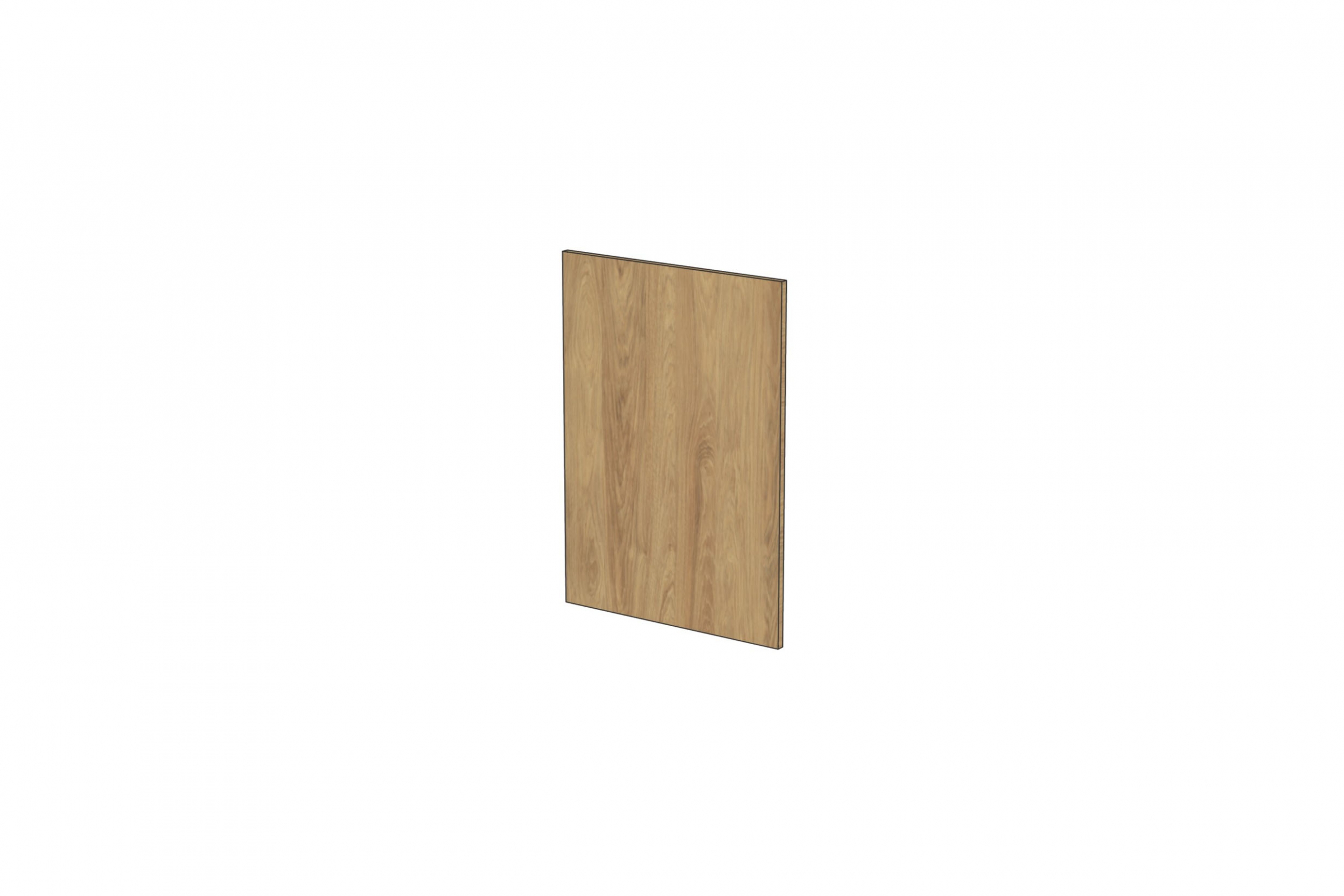 Boční panel Ilandia 82x58 cm pro spodní skříňky - dub hikora Bok nakladany Ilandia 82x58cm do skříňky dolnych - dub hikora