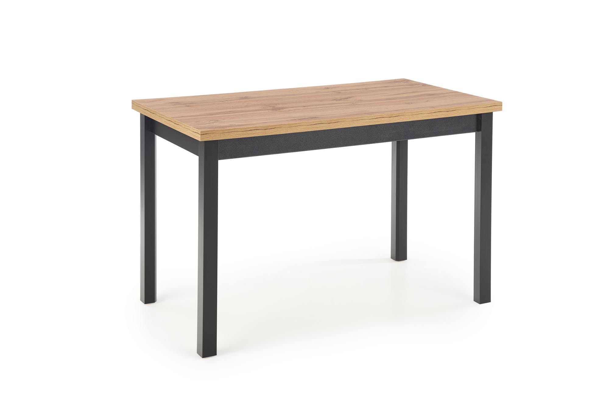 Stôl do kuchyne COBALT 120x77 cm - dub wotan / čierna cobalt stôl Farba Dub wotan/Čierny