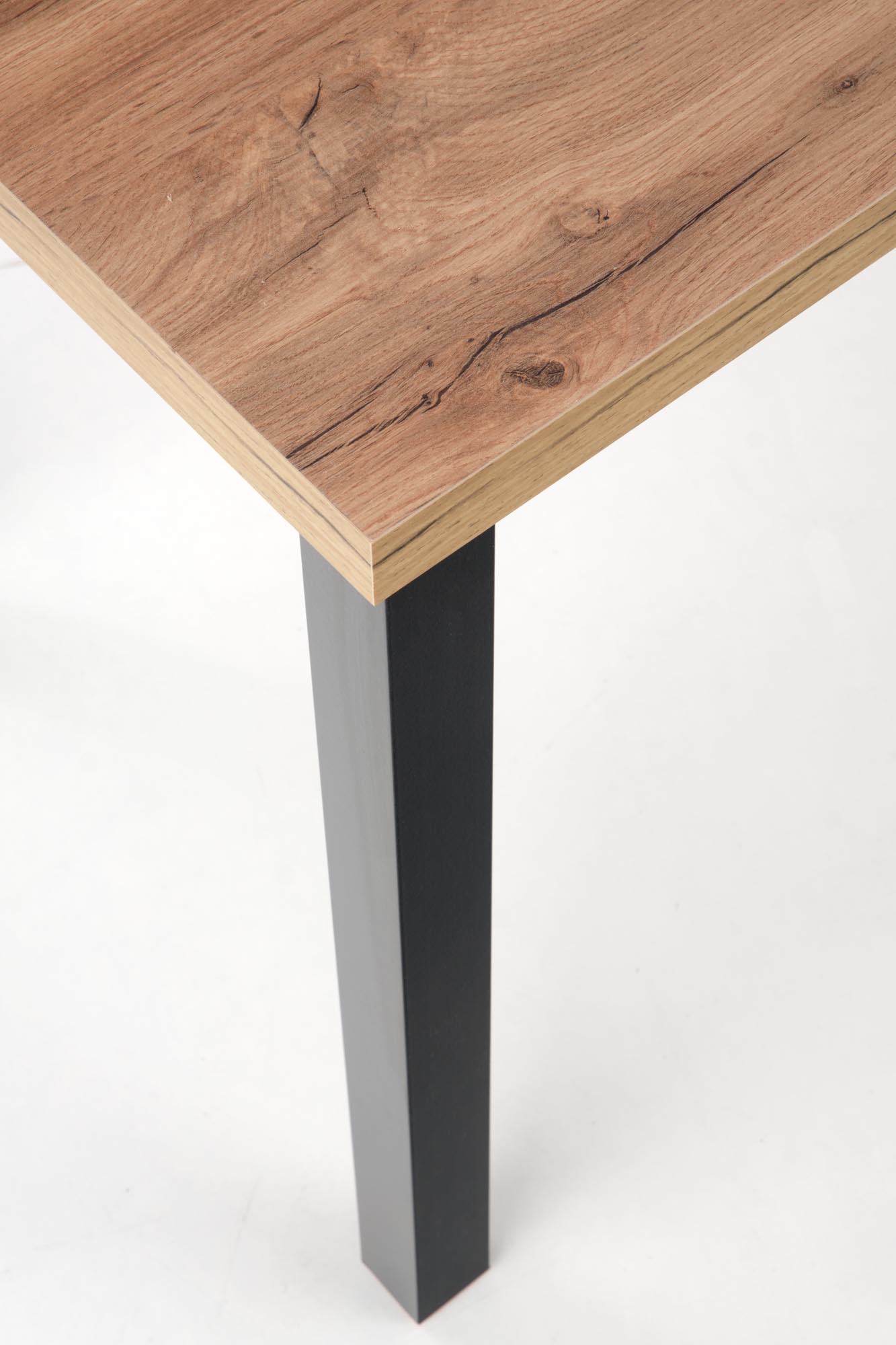 COBALT asztal - Szín: tölgy wotan/fekete cobalt stůl Barva Dub wotan/Fekete