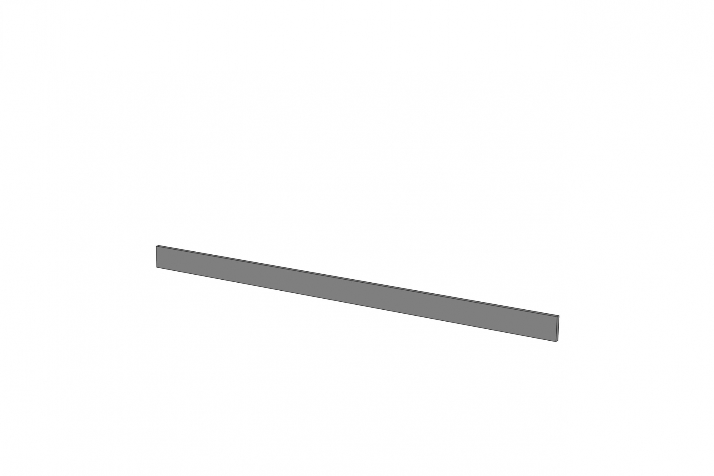 Kuchyňský sokl Ilandia 200 cm - šedý mat Cokol kuchenny Ilandia 200cm - šedá mat