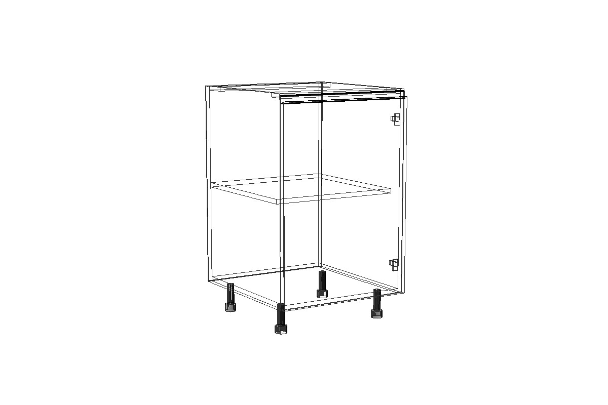 Spodní kuchyňská skříňka Lamja D5 Lamja D5 - szkic Skříňky