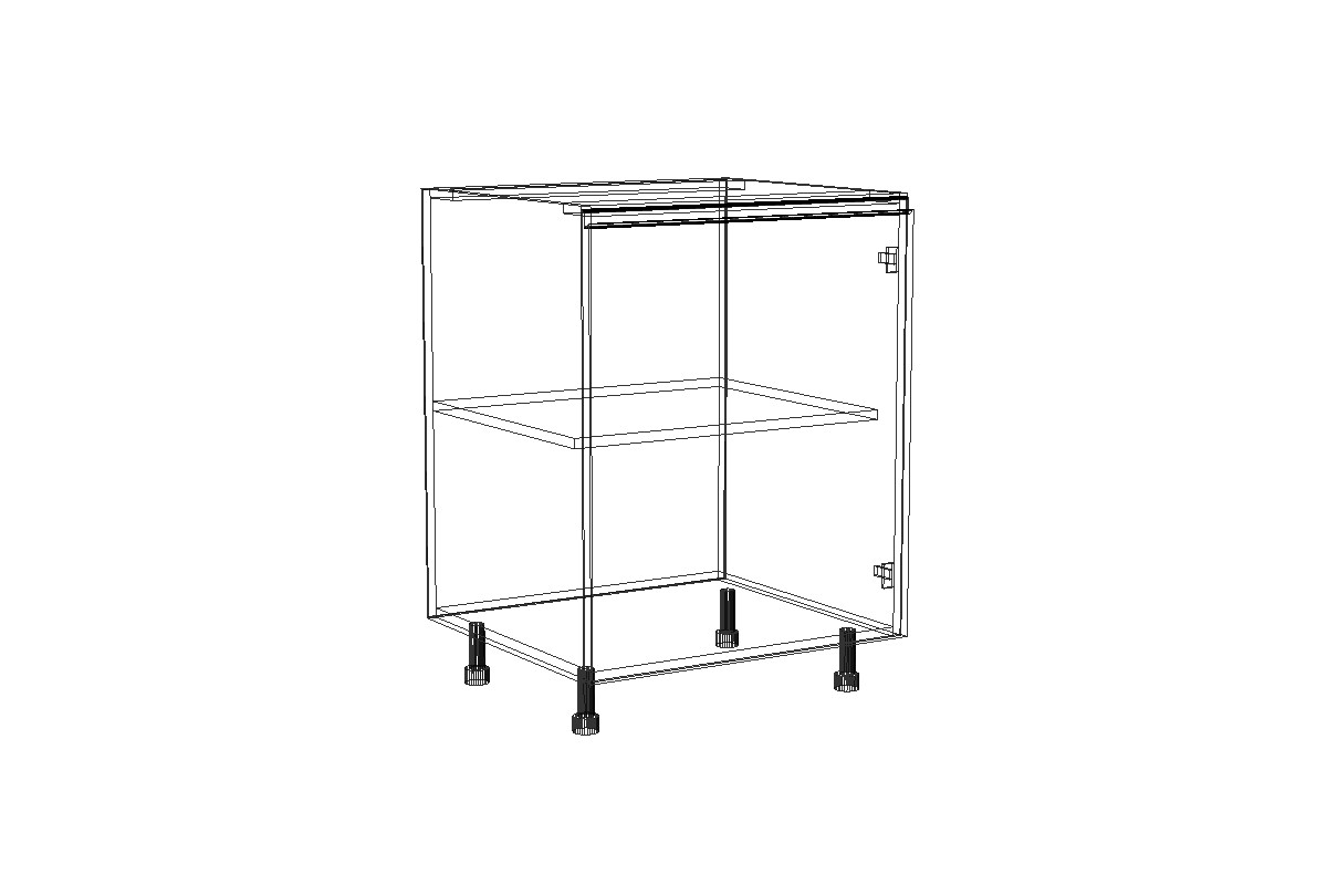 Spodní kuchyňská skříňka Lamja D6 Lamja D6 - szkic Skříňky