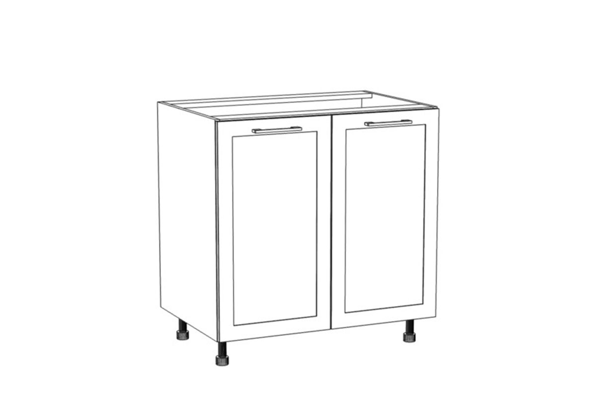 Spodní kuchyňská skříňka Navia D80 dvoudveřová Navia D80 - Skříňka spodní dvoudveřová