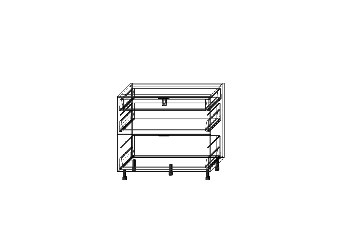 Italia DSM 9/3 BLUM - dolná skrinka vnútorná Italia DSM 9/3 BLUM - vnútro Skrinky