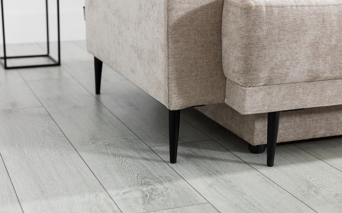 Rozkladacia pohovka Deloria 248 cm Pohovka z czarnymi nozkami 