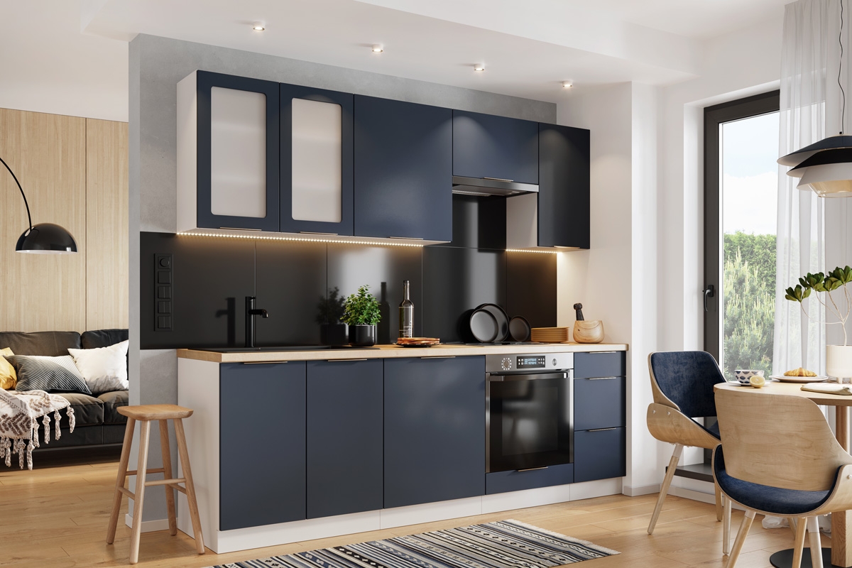 Denis W80 - Dvojdverová závesná skrinka - Dub London Kuchyňa denis 