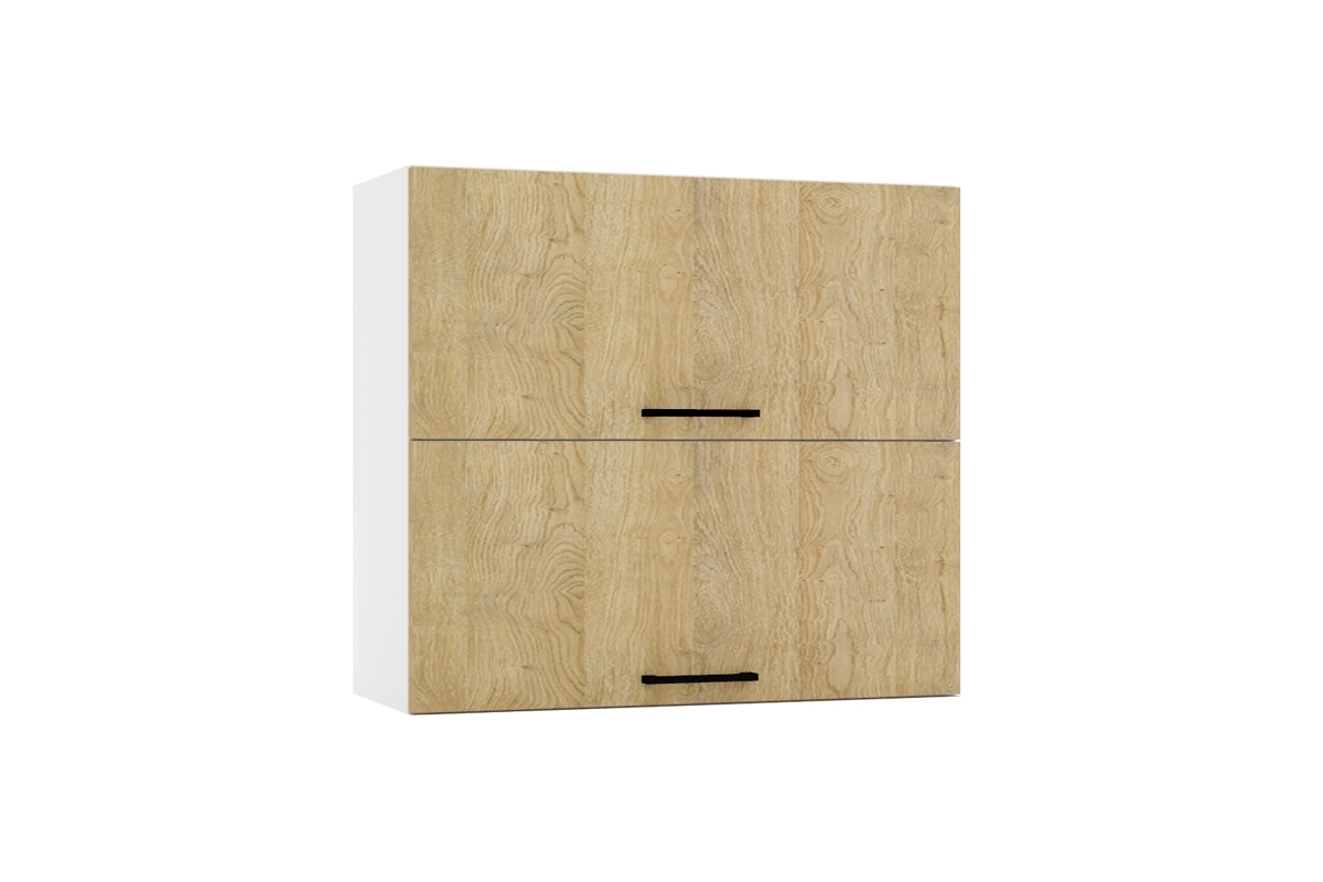 Závěsná skříňka Denis W80 GRF/2 s výklopnými předními částmi - dub London Skříňka závěsná výklopná 