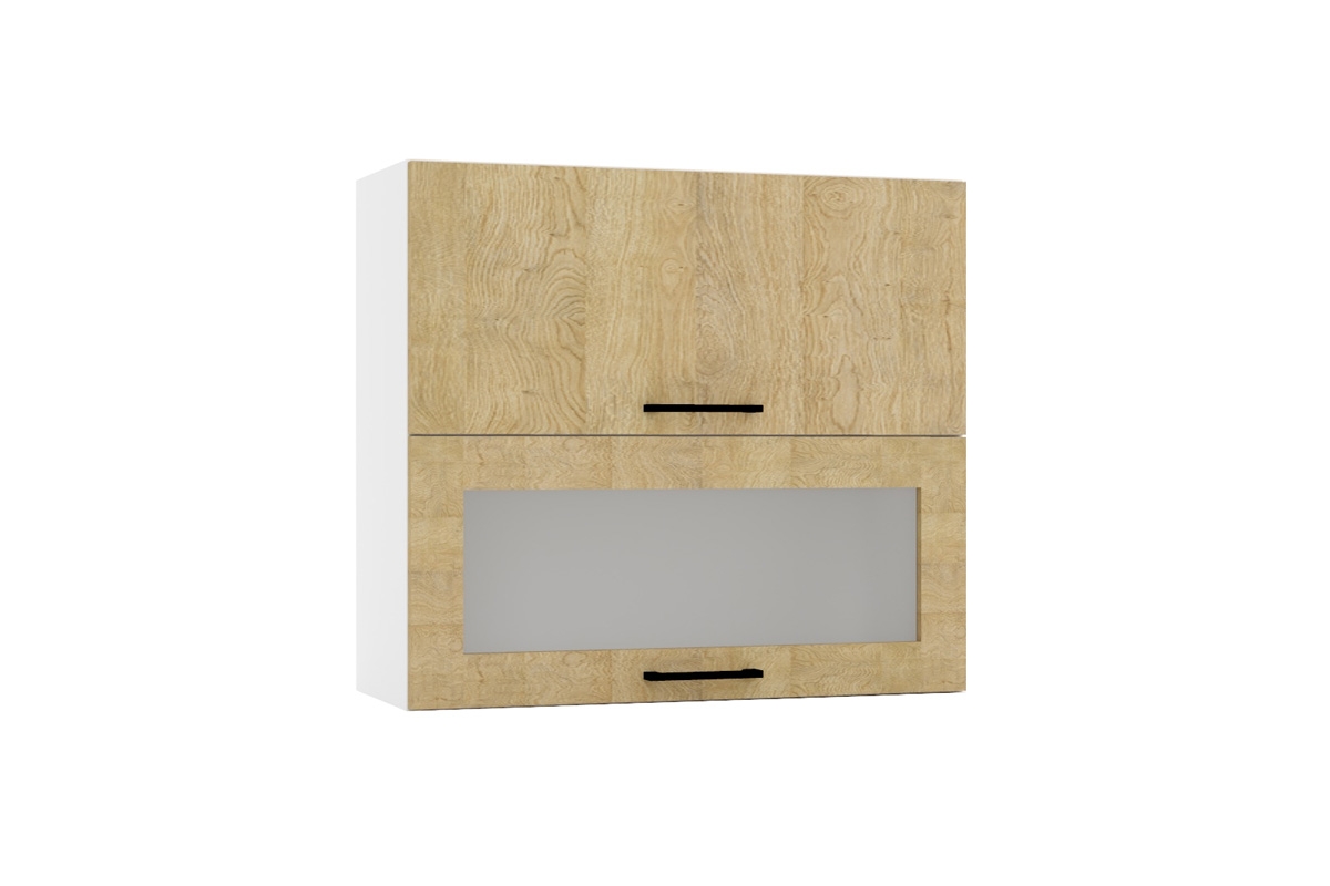 Denis W80 GRF/2 SD - závesná skrinka s výklopnými dvierkami - Dub London Skrinka s výklopnými prednými časťami 