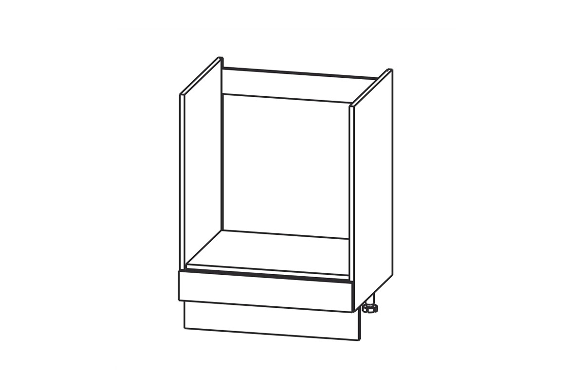 Kuchyňská skříňka KAM SET DP60 pro vestavnou troubu Skříňka kuchyňská pod zabudowe piekarnika KAM SET DP60