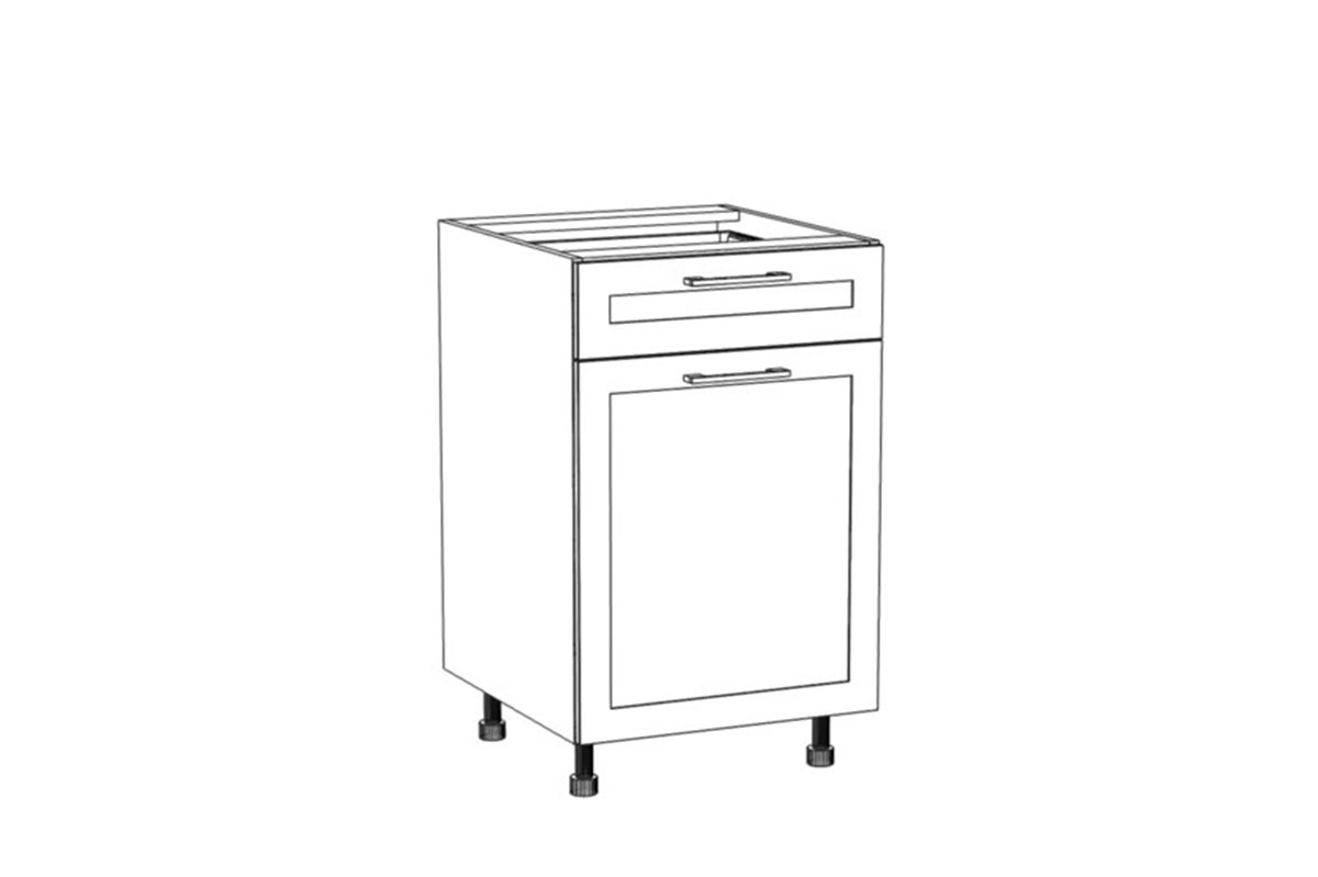 Navia DS 5/1 - dolná skrinka jednodverová Starmotion Navia DS 5/1 - Skrinka dolná jednodverová z szuflada