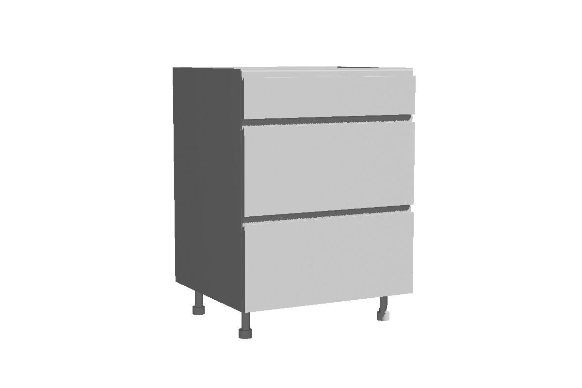 Lamja DS 6/3 BLUM - dolná skrinka so zásuvkami Tandembox Lamja DS 6/3 BLUM - Skrinka dolná s tromi zásuvkami Tandembox