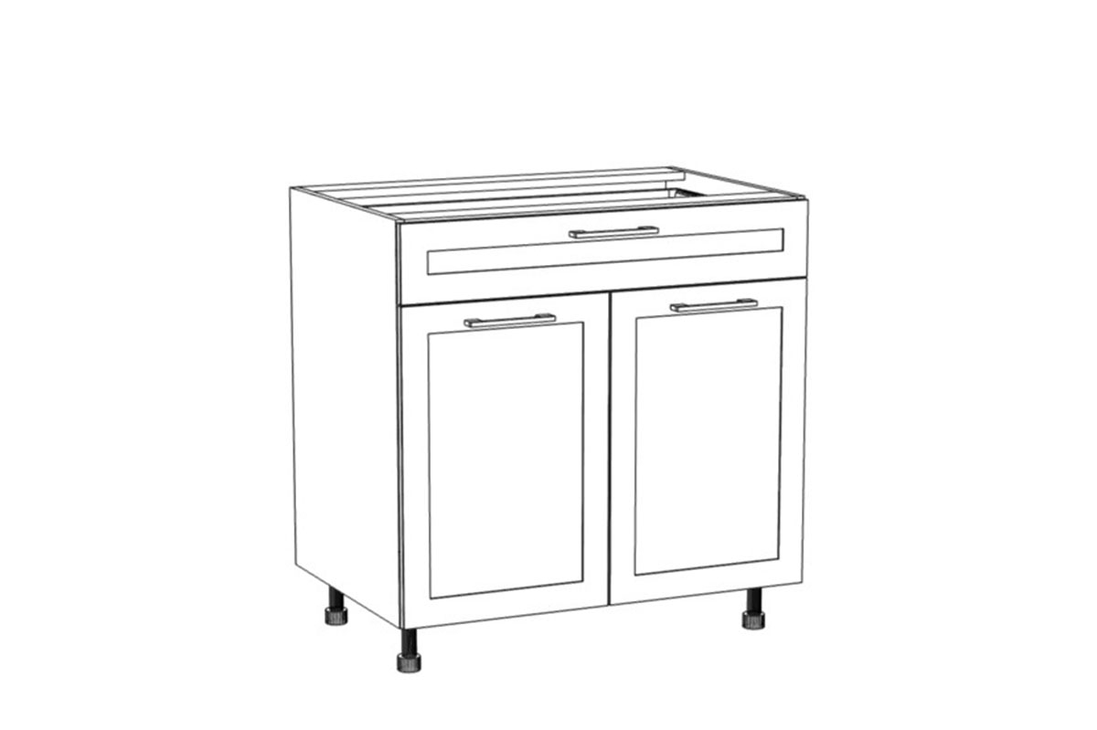 Spodní skříňka Navia DS 8/1 se zásuvkou Starmotion - dvoudveřová Navia DS 8/1 - Skříňka spodní dvoudveřová z szuflada