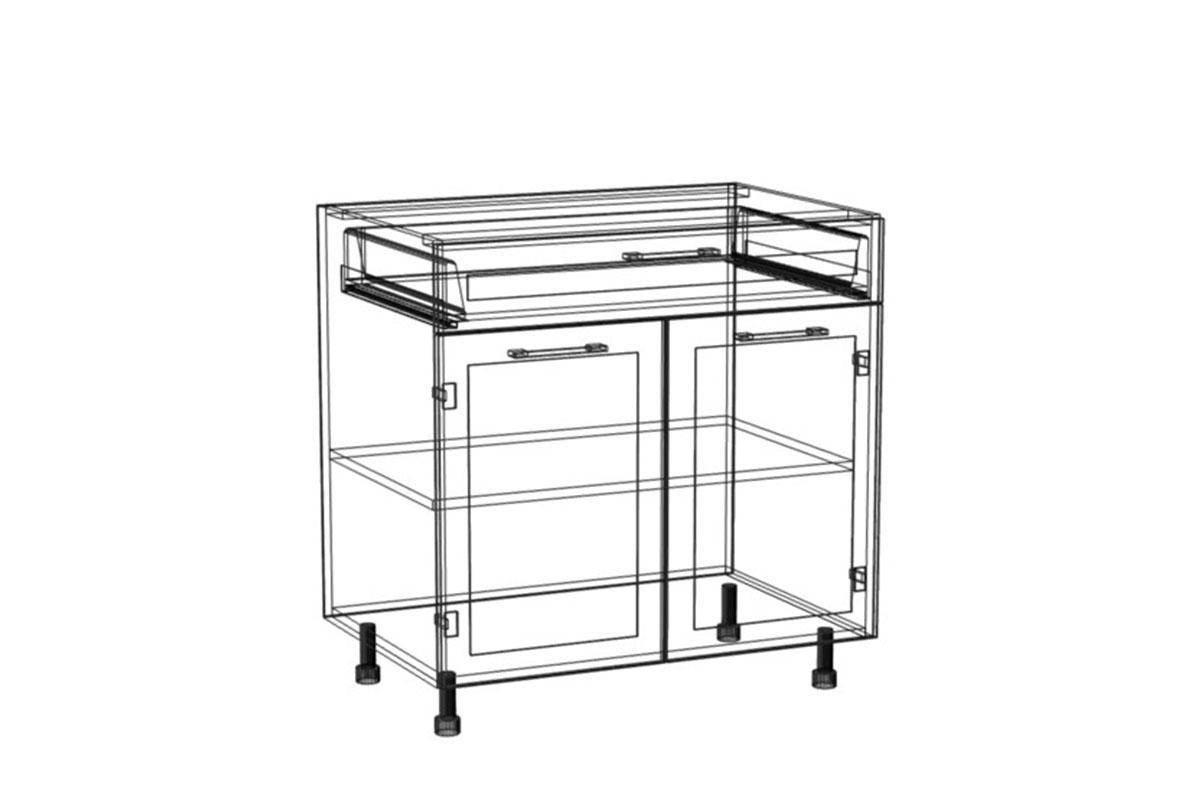 Spodní skříňka Navia DS 8/1 se zásuvkou Starmotion - dvoudveřová Navia DS 8/1 - wnetrze Skříňky 