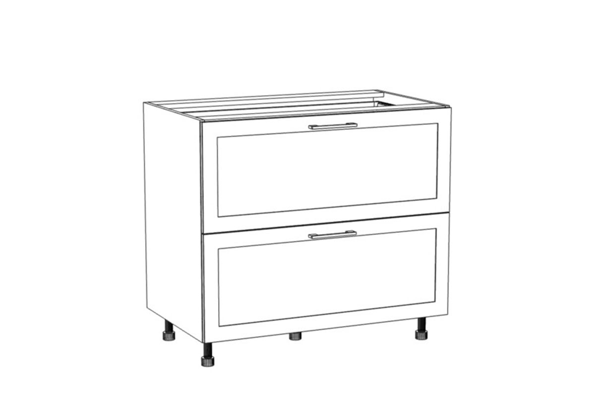 Skříňka spodní Navia DSM 9/3 BLUM s vnitřní zásuvkou DSM 9/3 - Skříňka z wewnetrzna szuflada
